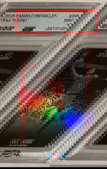 2018 Chronicles Trae Young Rookie PSA 9 Hawks