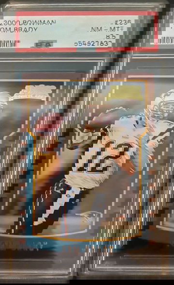 2000 Bowman Tom Brady Rookie RC #236 PSA 8.5