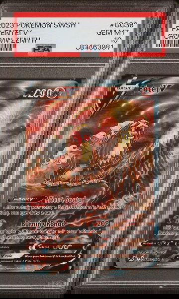 2023 Pokémon Sword & Shield Crown Zenith Galarian Gallery Entei #GG36 V PSA 10