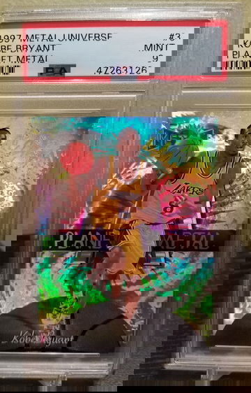 Kobe Bryant 1997 metal universe planet metal 