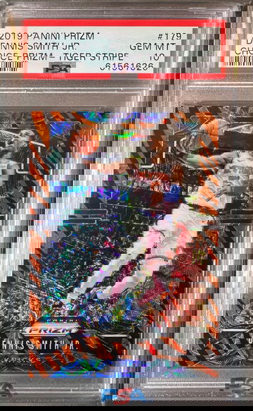 2019 Prizm Dennis Smith Jr. PSA 10 Tiger Stripe Choice Prizm #179 SSP