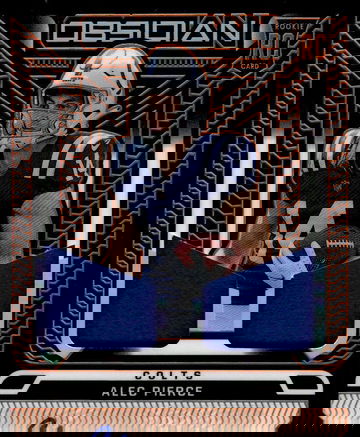 2022 Panini Obsidian Rookie Jersey Ink Orange Alec Pierce #RJI-API RC Auto /99