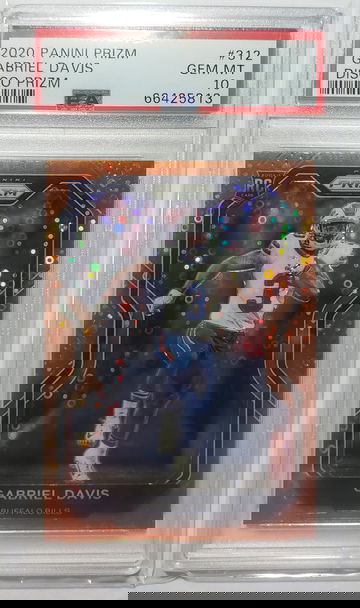 2020 Panini Prizm Gabriel Davis Orange Disco PSA 10