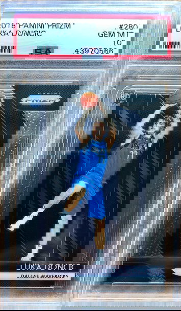 LUKA DONCIC 2018-19 Prizm Base RC PSA 10