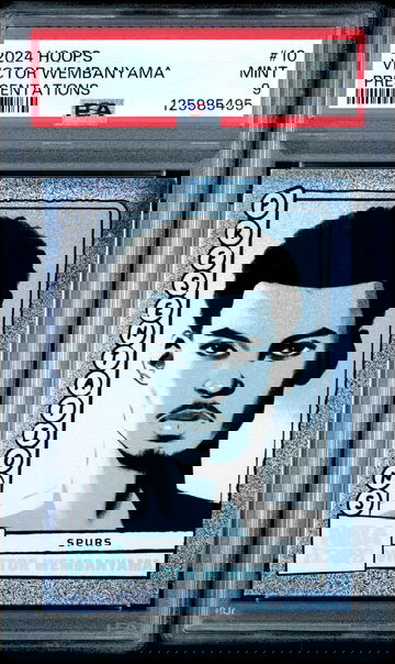 2024 Hoops Victor Wembanyama “Presentations” PSA 9 Mint Spurs Insert