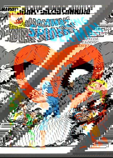 1989 Marvel Amazing Spider-Man Annual #21 Spidey Wedding! NM++/M