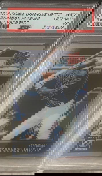 2018 Panini Optic Rated Prospect Fernando Tatis Jr PSA 10