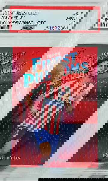 2019 Finest UCL Joao Felix Finest Phenoms Red Refractor 