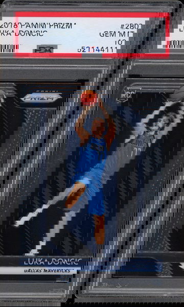 2018 Panini Prizm #280 Luka Doncic RC Rookie PSA 10