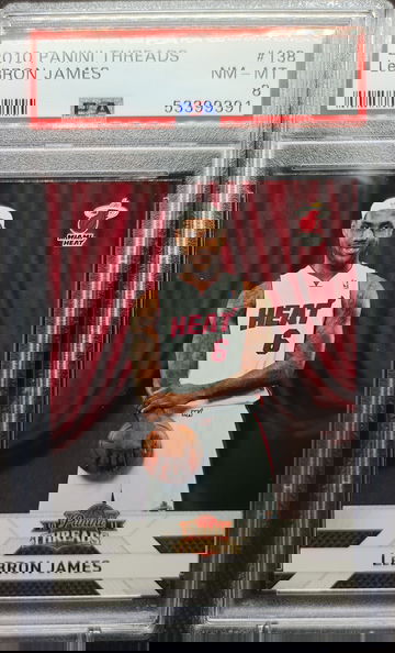 2010 Threads LeBron James #138 PSA 8 Near Mint Heat Lakers POP-1