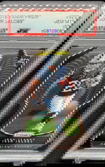 2019 Panini Prizm Josh Jacobs - PSA 10