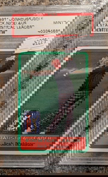 1981 Donruss Jack Nicklaus Rookie PSA 9