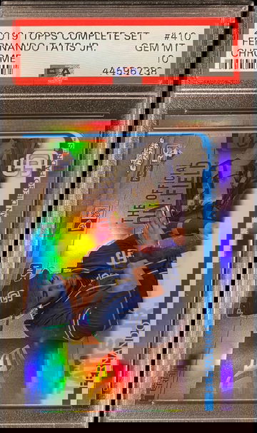 2019 Topps Complete Set Fernando Tatis Jr SSP Refractor PSA 10