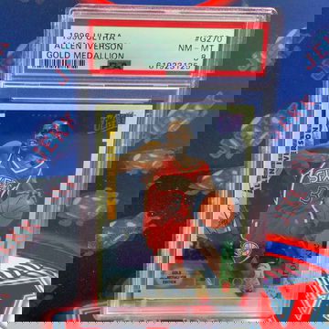 Allen Iverson 1996 Ultra Gold Medallion PSA 8
