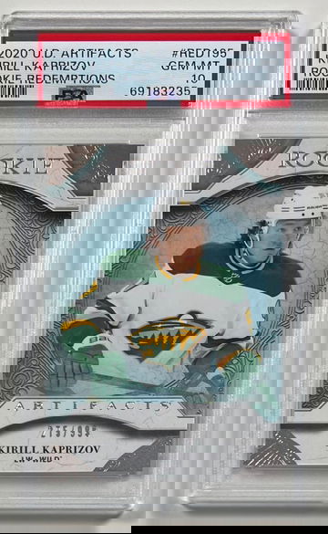 2020 UD Artifacts #RED195 KIRILL KAPRIZOV Rookie Redemptions #275/999 SP - Minnesota Wild RC