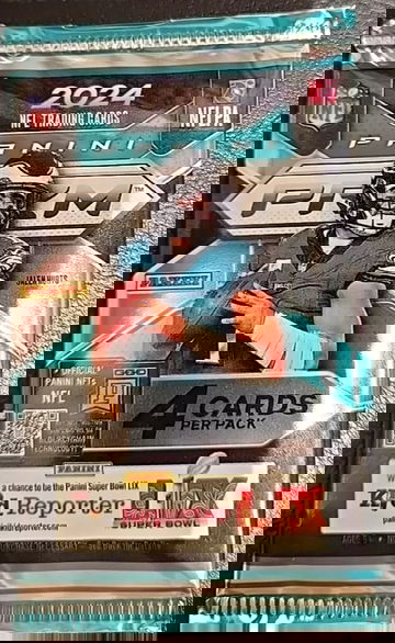 2024 Panini Prizm Football RETAIL PACK Sealed New - 4 Cards