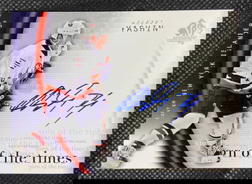 2005-06 SP Authentic Alexei Yashin Sign of the Times On-card AUTO
