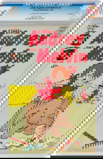 LITTLE AUDREY AND MELVIN #4, CGC 9.8 NM/MT -- HIGHEST GRADED