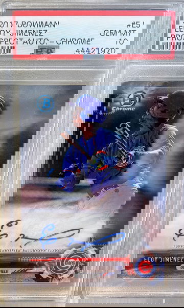 2017 Bowman Chrome Eloy Jimenez Auto PSA 10