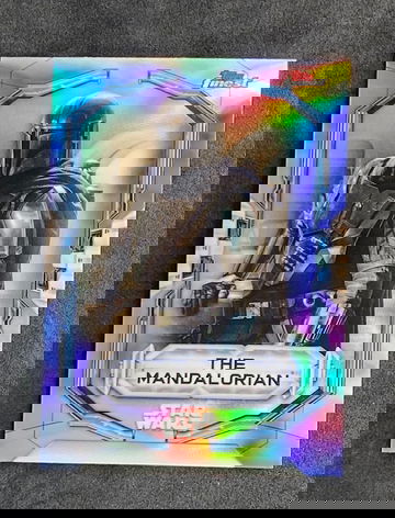 2022 Topps Finest Star Wars #118 The Mandalorian Extended Image Variation