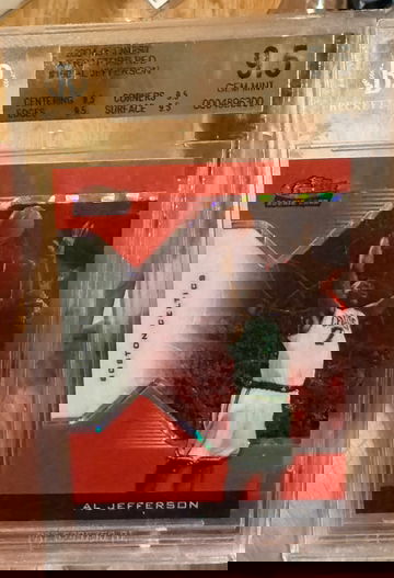 2004 Finest Al Jefferson Rookie Red X-Fractor Refractor /99 BGS 9.5