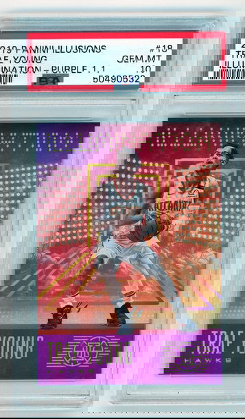 2019 Illusions Trae Young Illumination Purple 1 of 1 PSA 10 