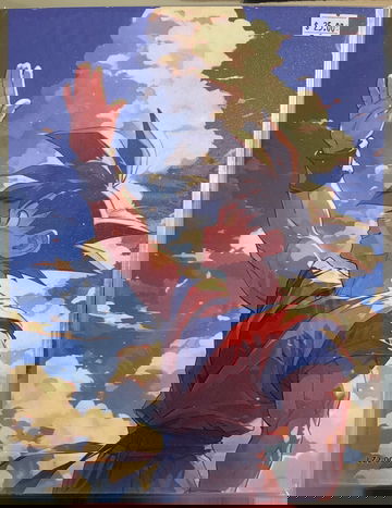 Dragon Ball Fan Art (Feat. Goku/Goku) Double Sided Balsa Wood Framable Print