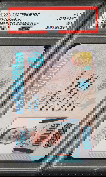 2023 Panini Contenders License To Dominate Luka Doncic #7 PSA 10