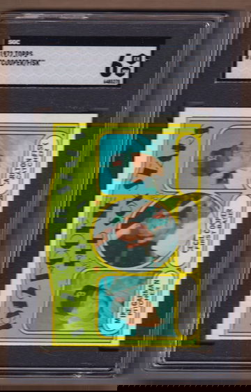 1972 Topps #79 Cecil Cooper/Carlton Fisk SGC 6