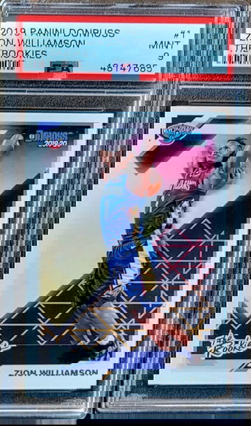 2019 ZION WILLIAMSON Panini Donruss THE ROOKIES PSA 9 Rookie RC #1