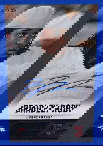 2014 Score Hot Rookies Bradley Roby #341 RC Blue Autograph 98/99