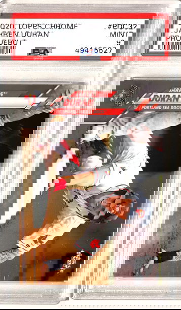 Jarren Duran 2020 Topps Pro Debut Chrome PSA9 Mint 