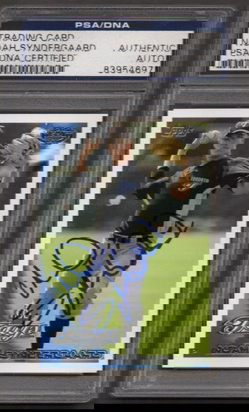 Noah Syndergaard Signed Autographed 2010 Pro Debut #331 RC PSA DNA COA RC