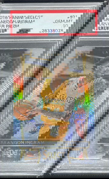 2016 Select Silver Prizm Brandon Ingram #91 RC PSA 10