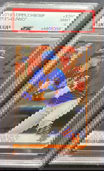 2019 Topps Chrome #204 Pete Alonso RC PSA 9 Mint