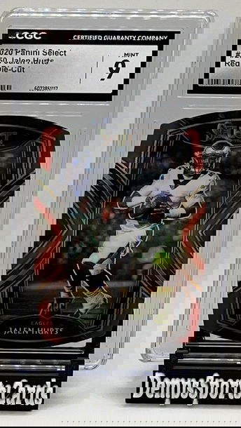 2020 Panini Select Jalen Hurts RC Red Die-cut Prizm #250 CGC 9 Mint Eagles Rookie