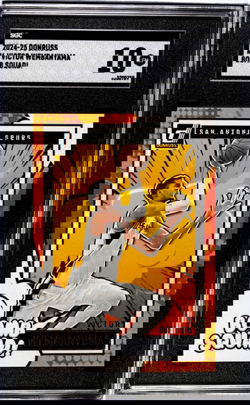 2024-25 Donruss #6 Victor Wembanyama Bomb Squad! SGC 10