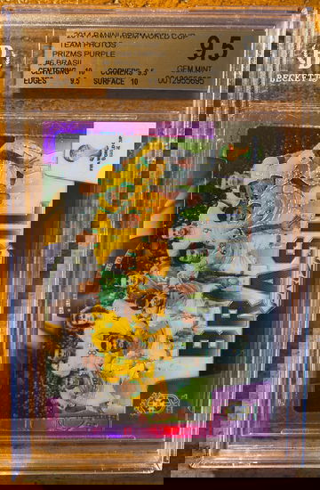 2014 PANINI PRIZM WORLD CUP BRASIL TEAM PHOTO/99 BGS 9.5(.5 from Pristine)Neymar