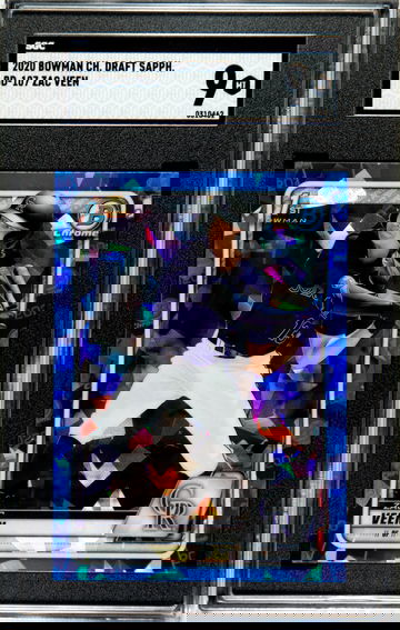 2020 Bowman Chrome Draft Sapphire Zac Veen SGC 9