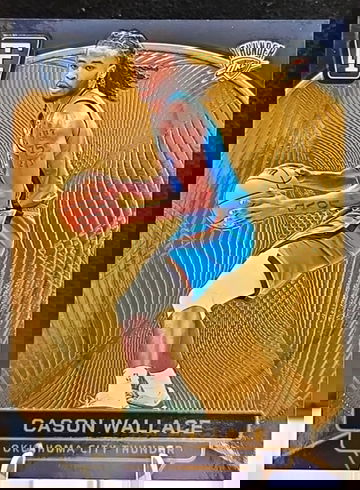 Cason Wallace 2024-25 Panini Totally Certified Neon Orange Mirror /299 #123