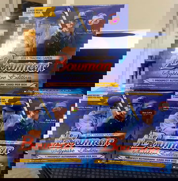 2021 Bowman Sapphire x3 (3 box lot)