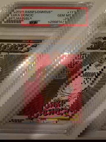 Luka Doncic Panini Donruss Net Marvels PSA 10