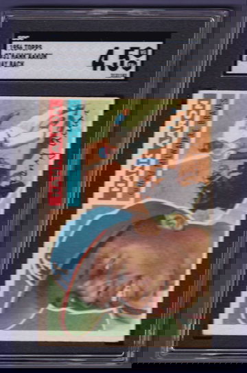 1956 Topps #31 Hank Aaron Gray Back SGC 4.5