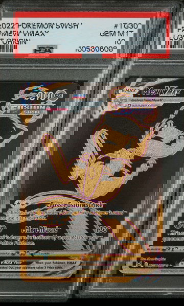 2022 Pokemon Sword and Shield Lost Origin Mew Vmax #TG30 PSA 10