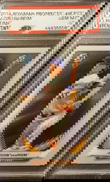 2014 Bowman Chrome Jacob DeGrom Rookie PSA 10 New York Mets