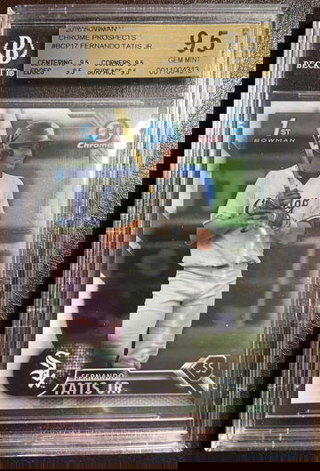 2016 Bowman Chrome Fernando Tatis Jr BGS 9.5