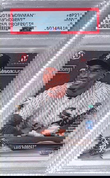 2018 Bowman Luis Robert Paper Prospects BP21 PSA 9