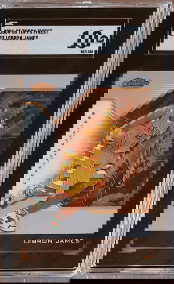 2004-05 Topps Finest #23 LeBron James SGC 10GM