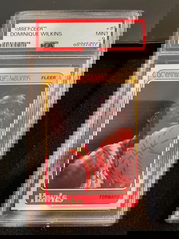 1988 Fleer Dominique Wilkins PSA 9
