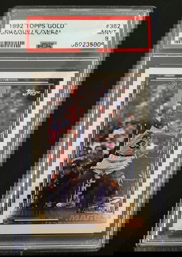 1992 Shaquille O’Neal Topps Gold Rookie PSA 9